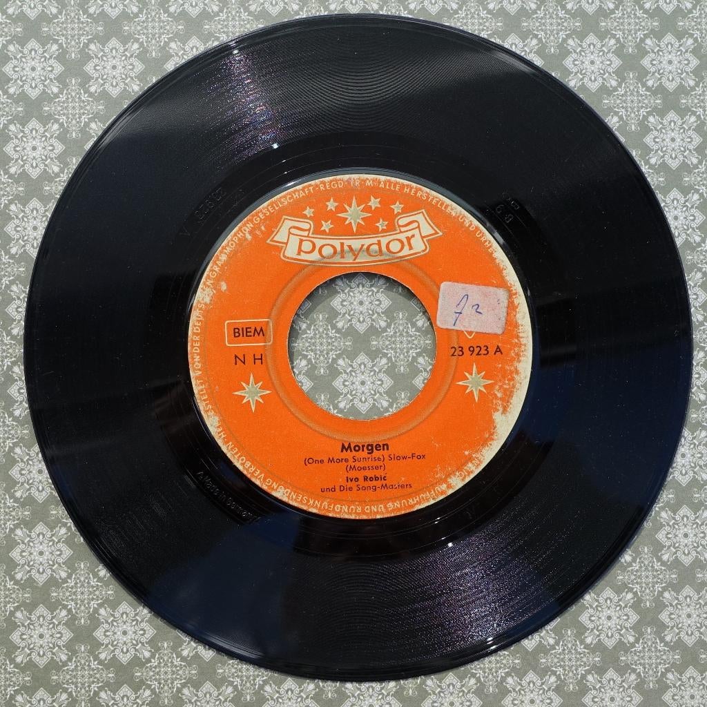 ivo robic - morgen, Cd's en Dvd's, Vinyl Singles, Gebruikt, Single, 1980 - 1989, Overige genres, 7 inch, Ophalen of Verzenden