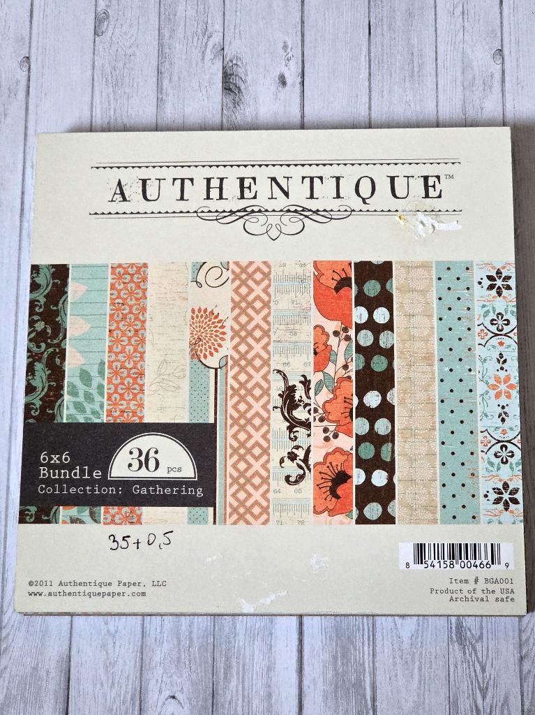 Authentique Paper Gathering Collection paper pad, Ophalen of Verzenden, Zo goed als nieuw, Papier of Karton, Overige merken