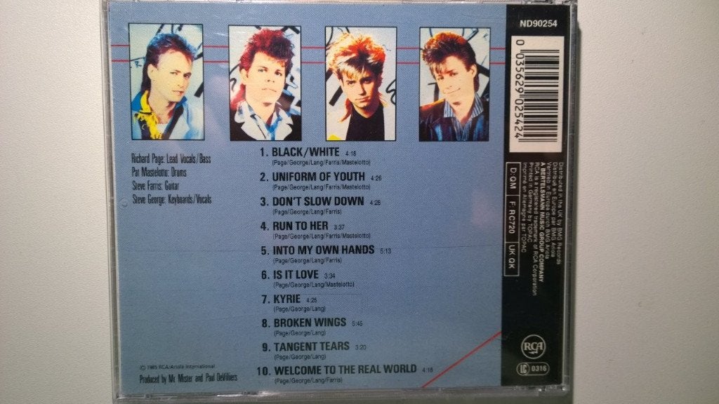Mr. Mister - Welcome To The Real World, Ophalen of Verzenden, Zo goed als nieuw, Poprock, Album