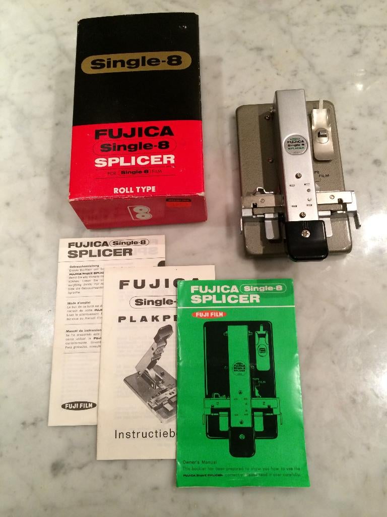 Vintage Fujica Single-8 Splicer Compleet in Doos ZGAN!!!, Verzamelen, Ophalen, 1960 tot 1980, Overige typen