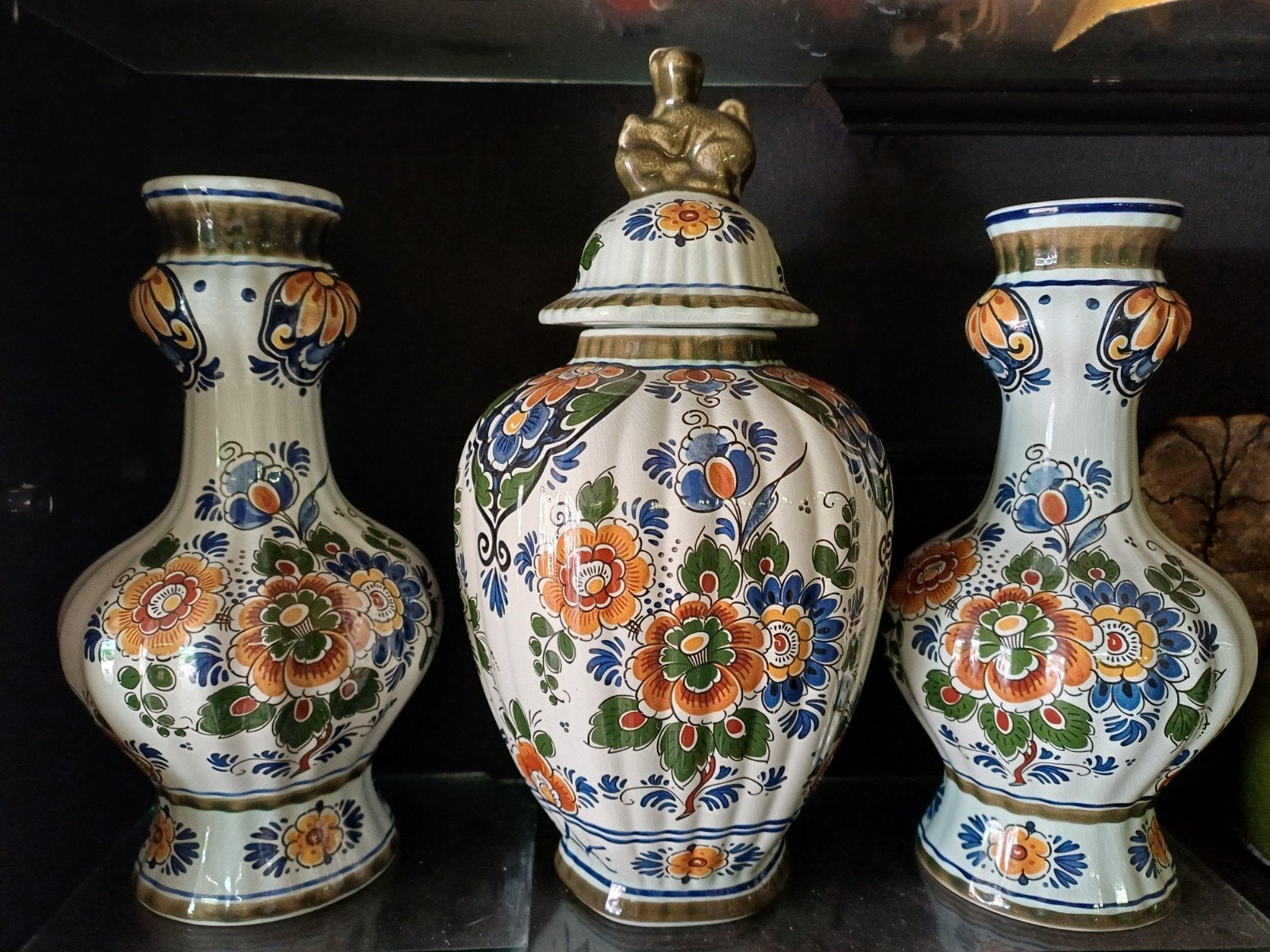 Antieke Delft polychroom  Holland Handwerk nr 446, Ophalen of Verzenden