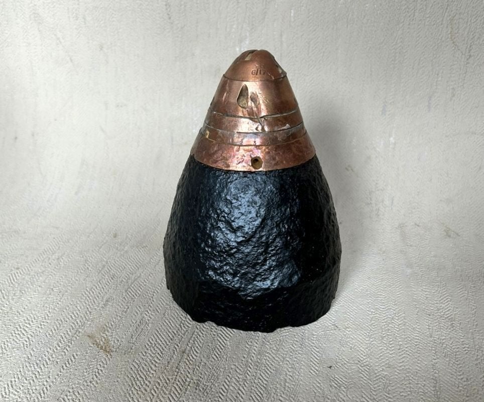 wo1 - Britse N 83 fuze, 6/17 timer voor 60 Pounder - LEEG, Verzamelen, Ophalen of Verzenden, Landmacht, Engeland, Hulzen of Bodemvondsten