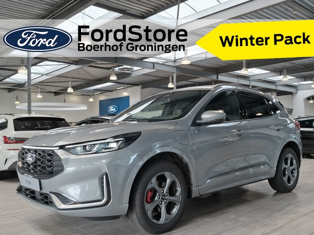 Ford Kuga 2.5 PHEV 243 pk ST-Line X I AGR stoelen | Adapt Cr, Auto's, Ford, 12 maanden, 14 kWh, Gebruikt, Zwart