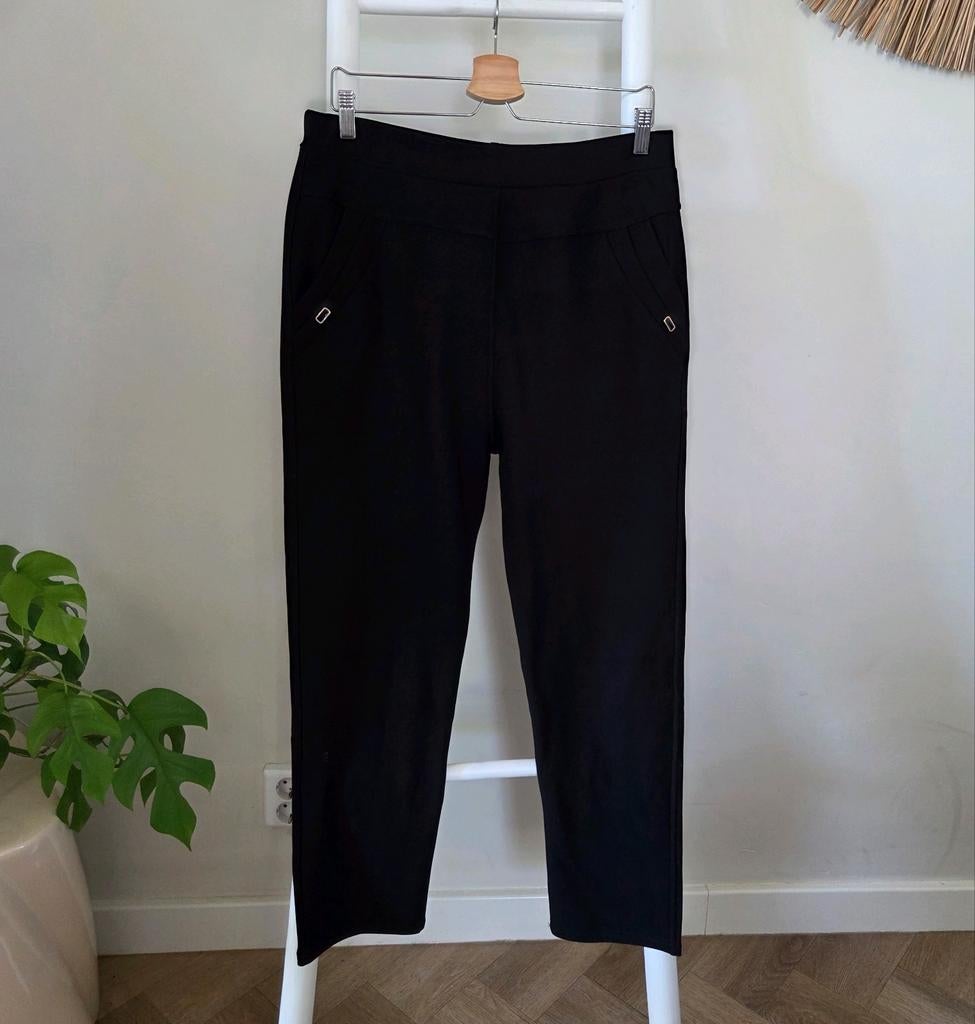 Zwarte legging broek met zakken 5XL c&a promiss, Kleding | Dames, Grote Maten, Zwart, Ophalen of Verzenden, Broek of Spijkerbroek