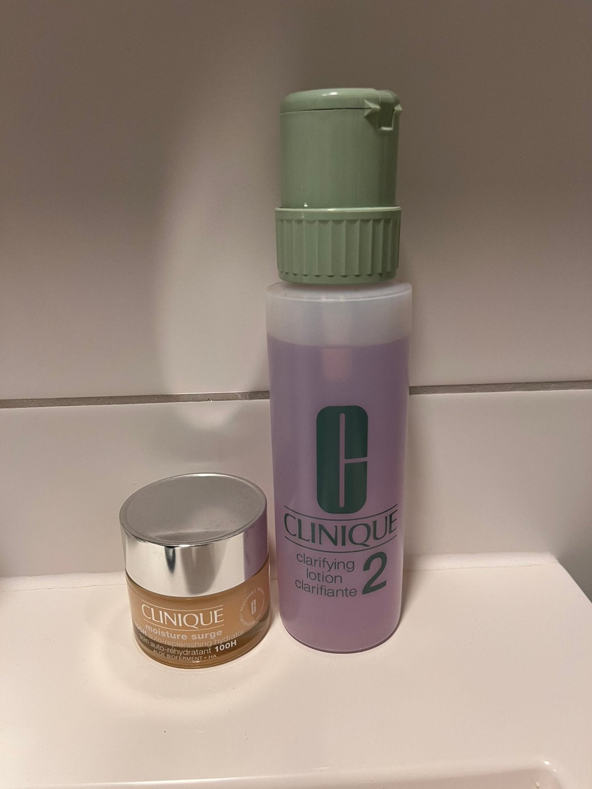 Clinique gezichtsverzorgings set, Ophalen of Verzenden, Gebruikt, Gehele gezicht