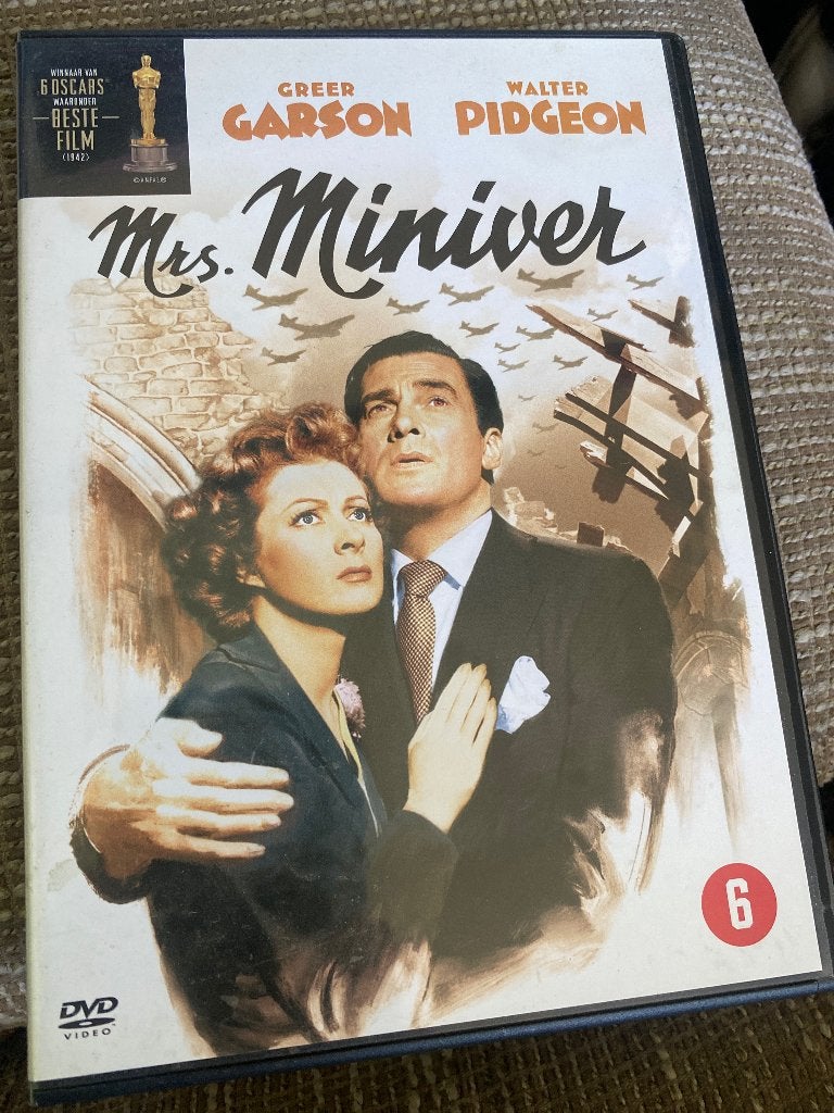 Mrs. Miniver DVD - Klassieke Oorlogsfilm (Oscarwinnaar), Bonusmateriaal, Engels, Alle leeftijden, Nederlands