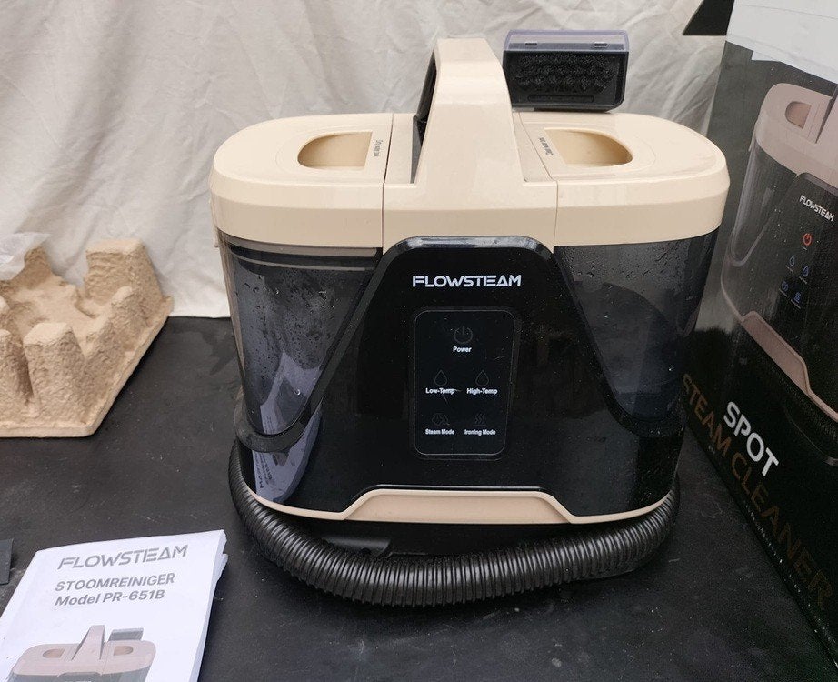 FLOWSTEAM 6in1 stoomreiniger pro 4 stoomstanden, Ophalen of Verzenden, Zo goed als nieuw, Stoomreiniger