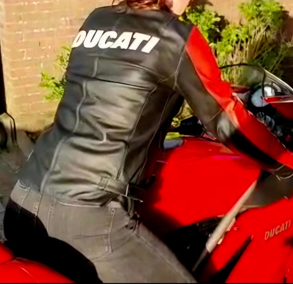 Ducati leren motorjas dames maat 42, Motoren, Kleding | Motorkleding, Jas | leer, Ophalen of Verzenden, Dames, Ducati