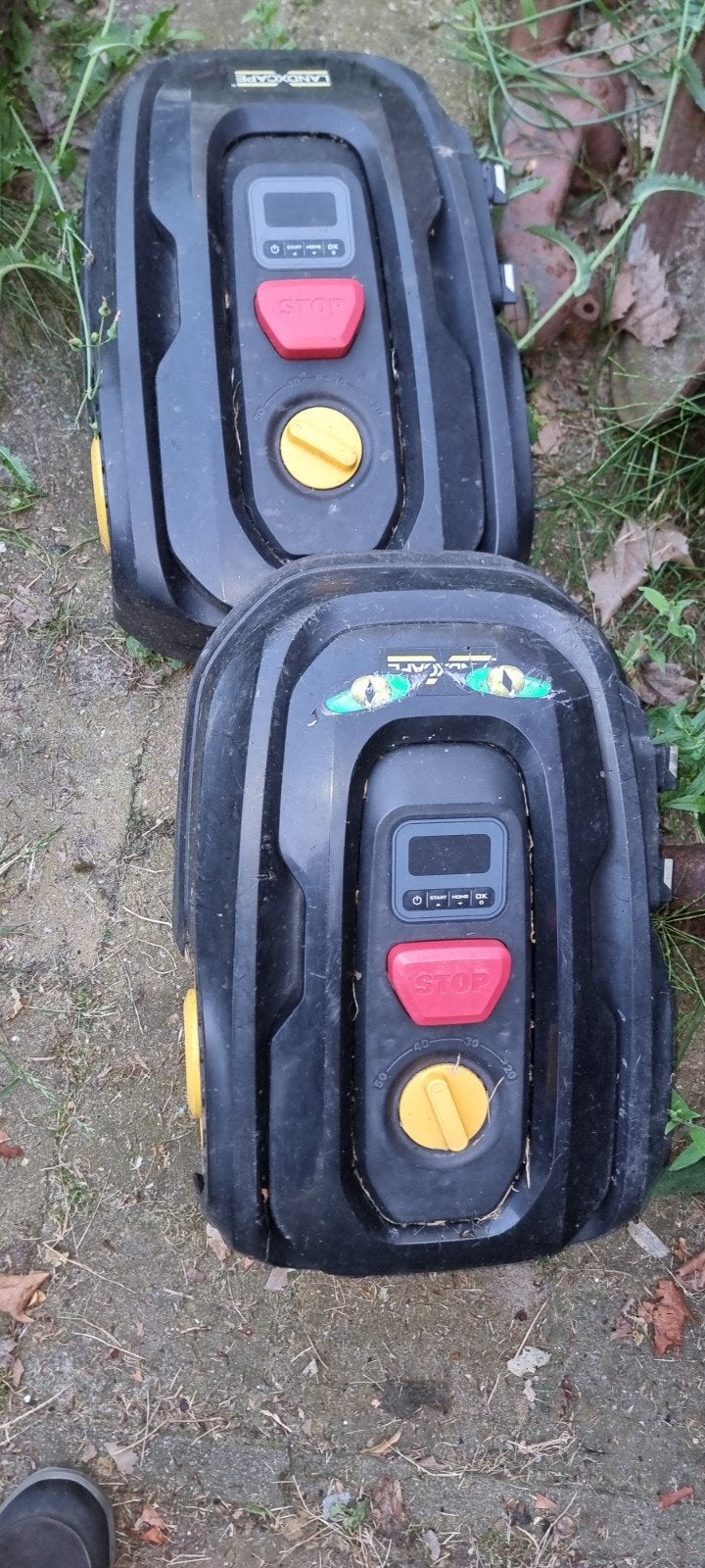 Robot maaier 2x, Ophalen