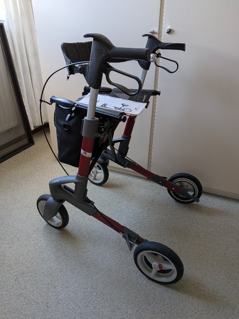 Rollator Topro Troja 5G incl. rugsteun, Ophalen, Opvouwbaar, Gebruikt