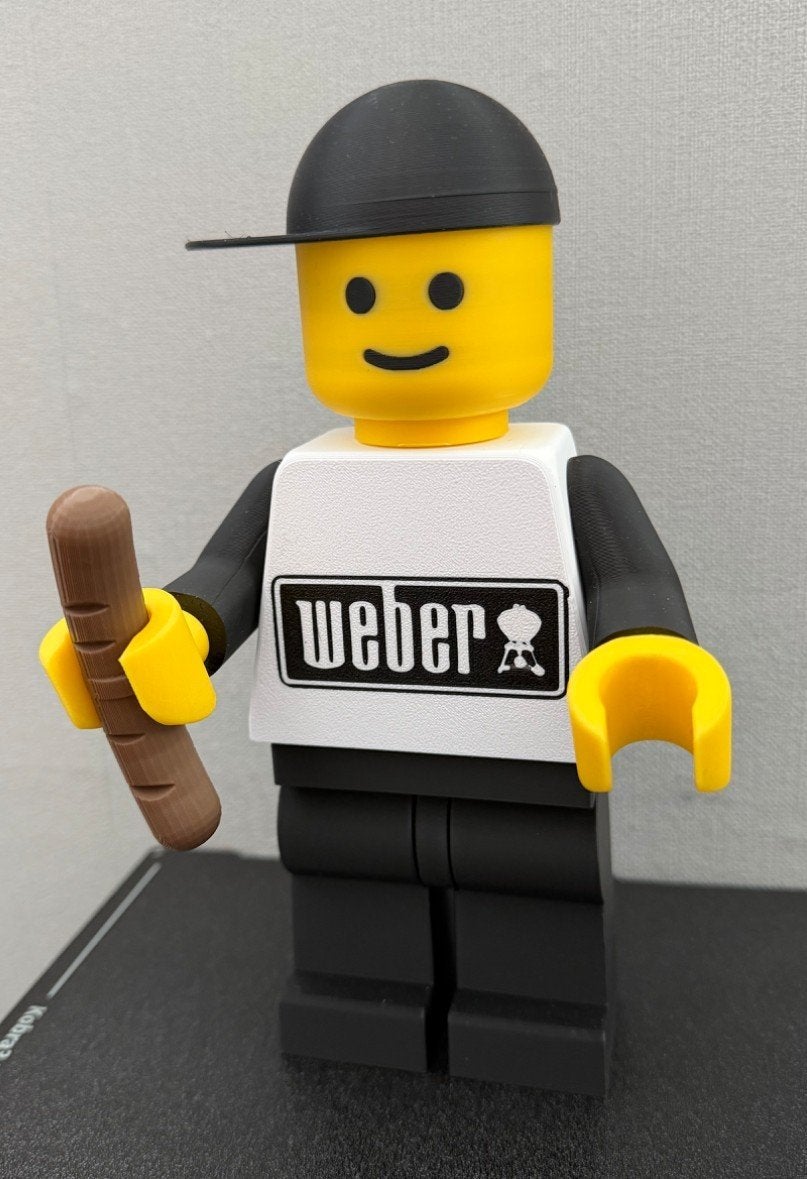 Mega maxi figure van een brick Weber bbq supporter, Ophalen of Verzenden, Nieuw, Weber
