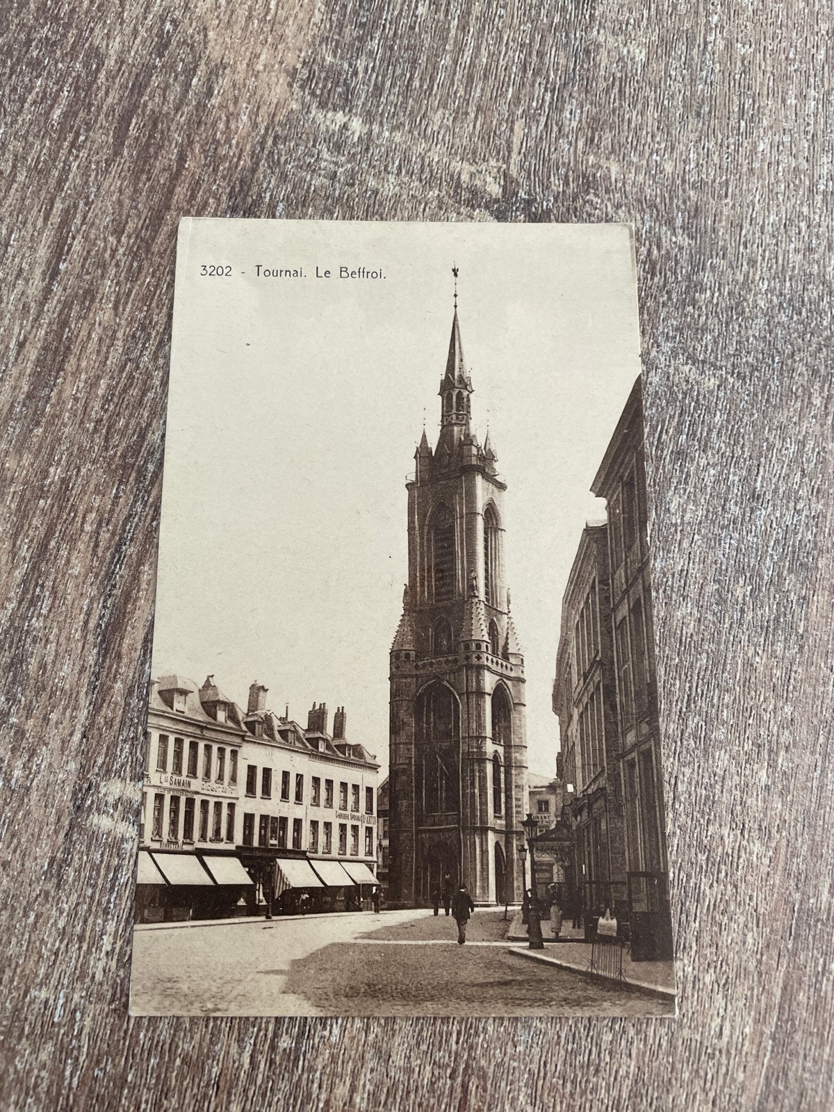 Oude Ansichtkaart Doornik Belfort België Zwart-Wit, Ophalen of Verzenden, Gelopen, België en Luxemburg