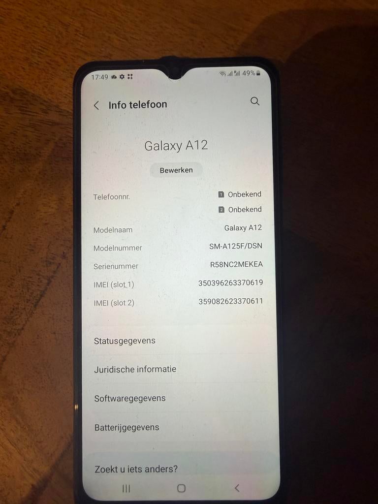 Samsung Galaxy A12 - Zwart, 64GB, Telecommunicatie, Mobiele telefoons | Samsung, Gebruikt, Zwart, Touchscreen, Ophalen of Verzenden