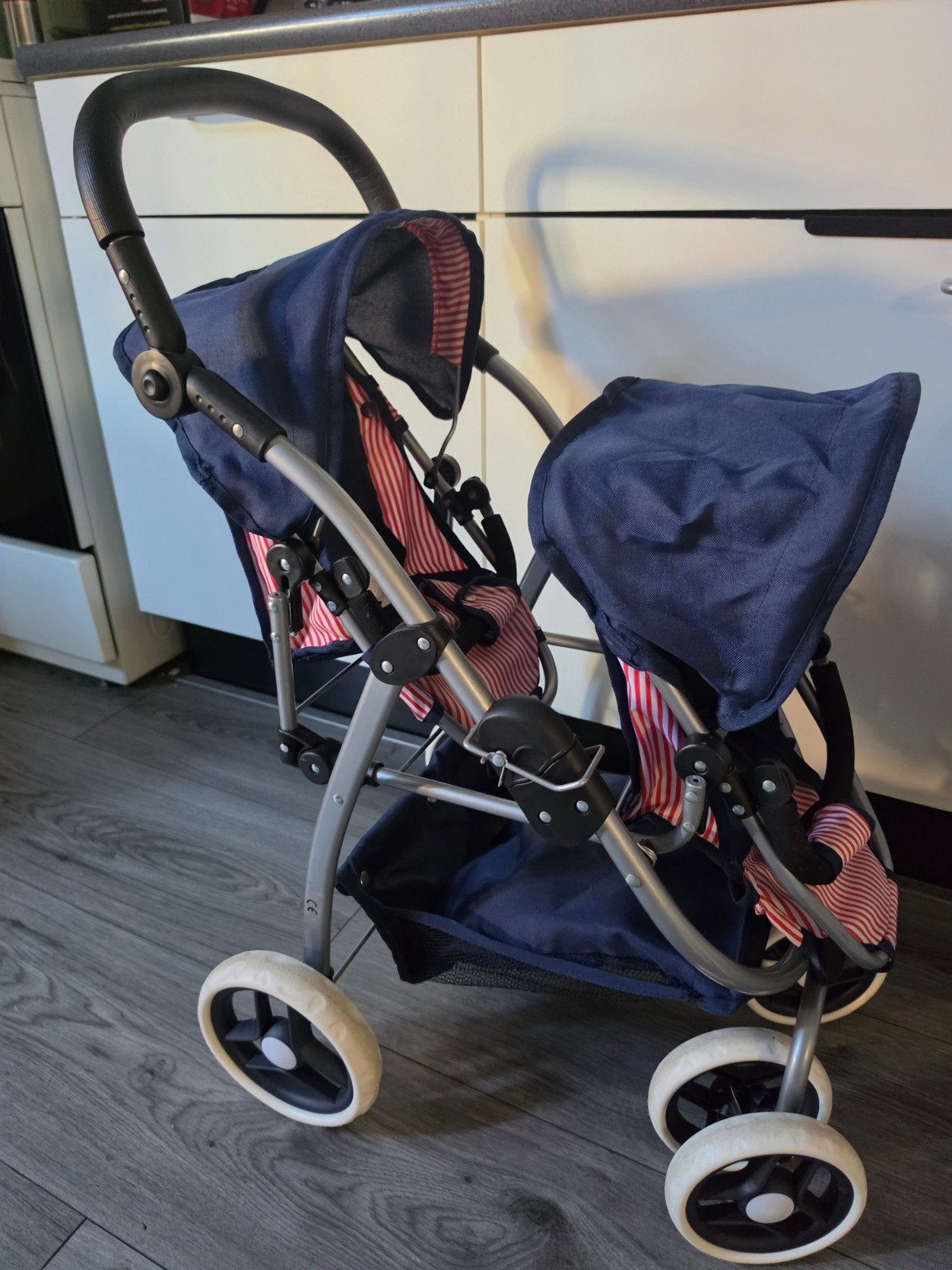 tweeling poppenwagen, Ophalen of Verzenden, Babypop