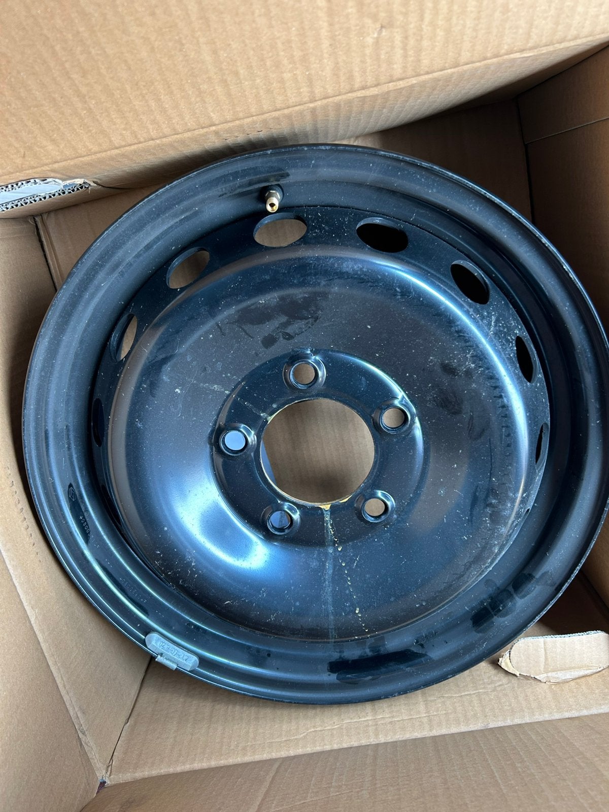 Te Koop 4 originele velgen renault master, Ophalen, Bestelwagen, 15 inch, Velg(en)