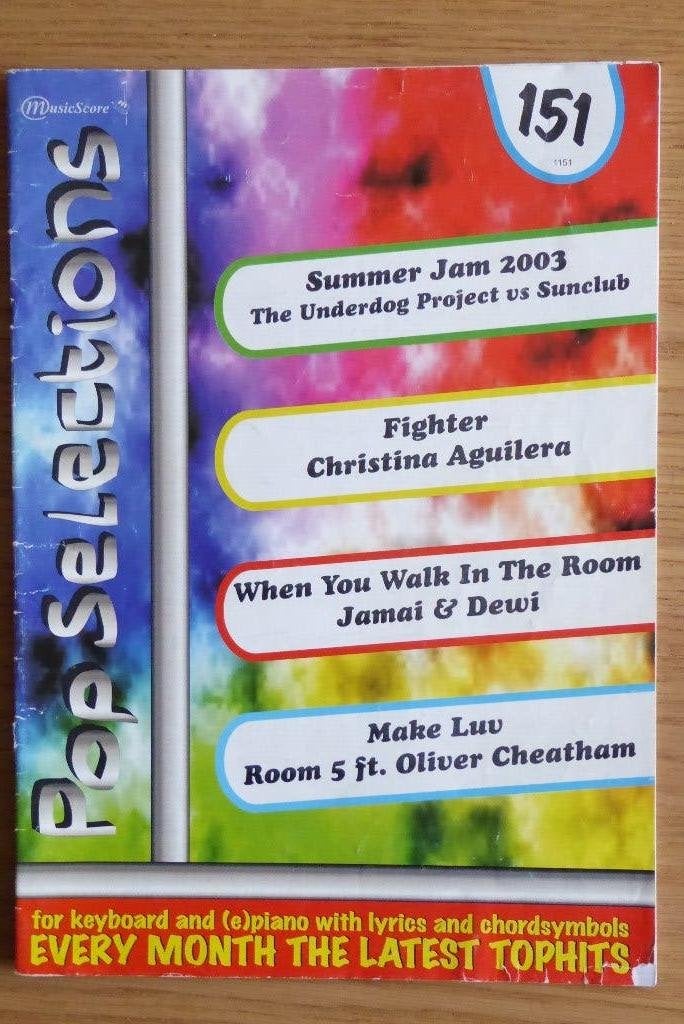 Pop Selections volume 151, Ophalen of Verzenden, Zo goed als nieuw, Artiest of Componist, Piano