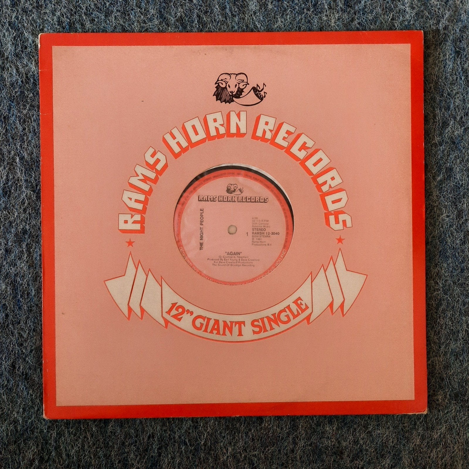 Maxi 12 inch The Night People - Again / Inflation, Ophalen of Verzenden, Zo goed als nieuw, Dance en House, 12 inch