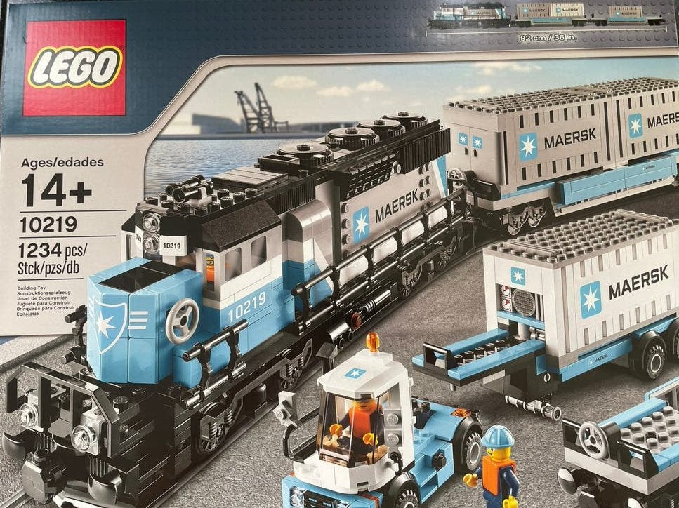 Lego MAERSK Trein 10219 NIEUW - GESEALD, Kinderen en Baby's, Overige thema's, Lego, Nieuw, Ophalen of Verzenden