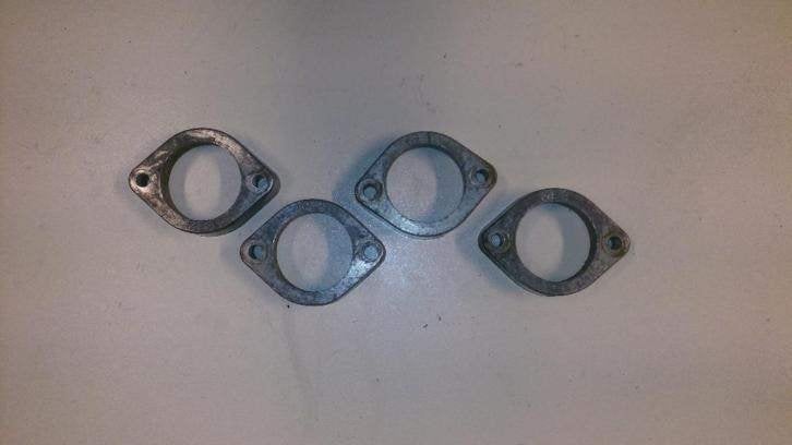 Kawasaki GPZ600 uitlaatringen GPZ600R flenzen ringen uitlaat, Motoren, Ophalen of Verzenden, Gebruikt