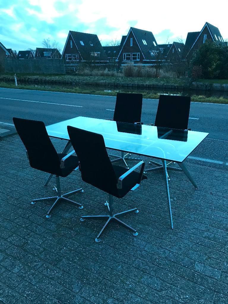 Set 4 Fritz Hansen Oxford chairs chair design stoelen stoel, Ophalen of Verzenden, Zo goed als nieuw, Nvt, Eén