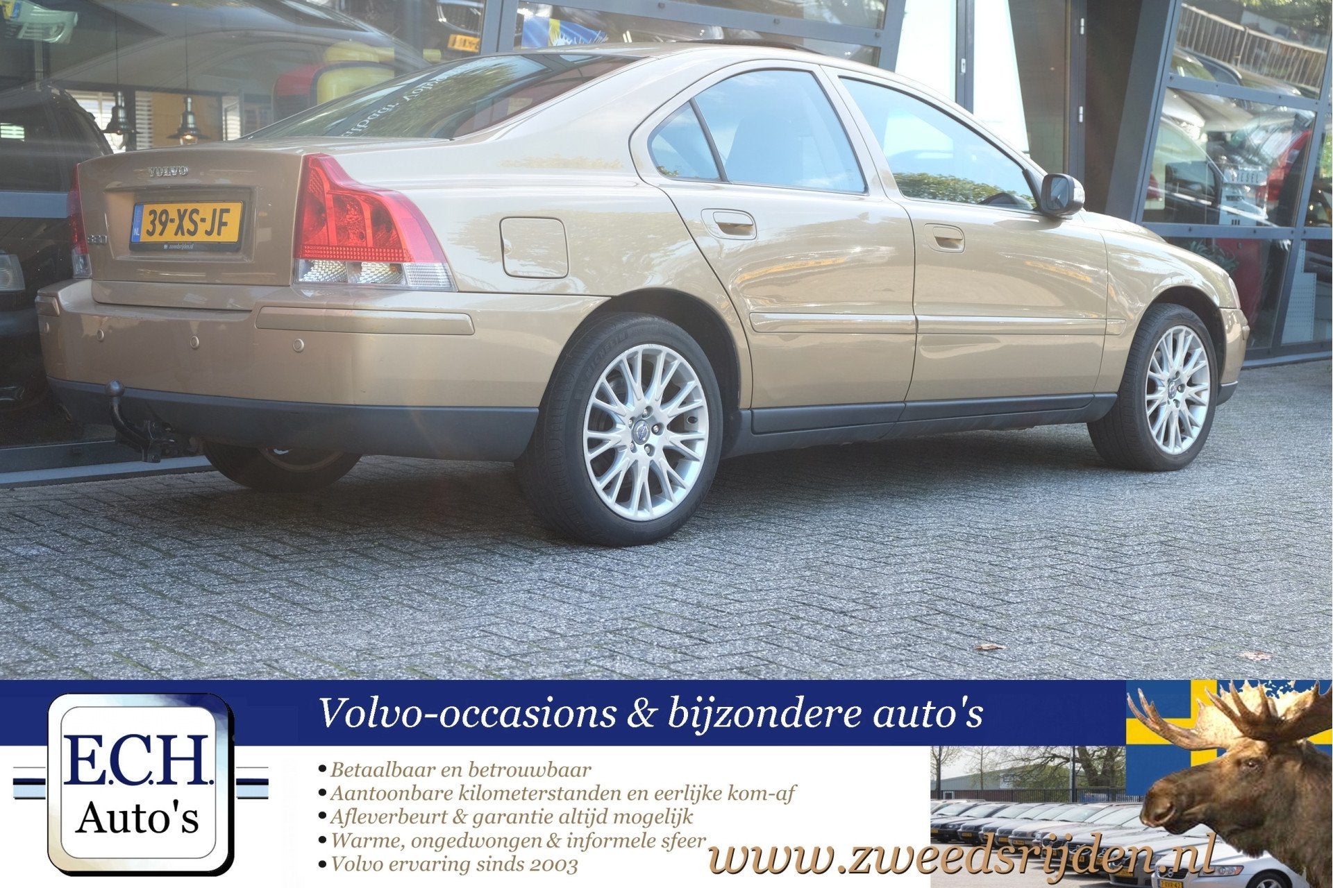 Volvo S60 2.4 140 pk Drivers Edition, Schuifdak, Leer, Auto's, Voorwielaandrijving, Gebruikt, Met garantie (alle), S60