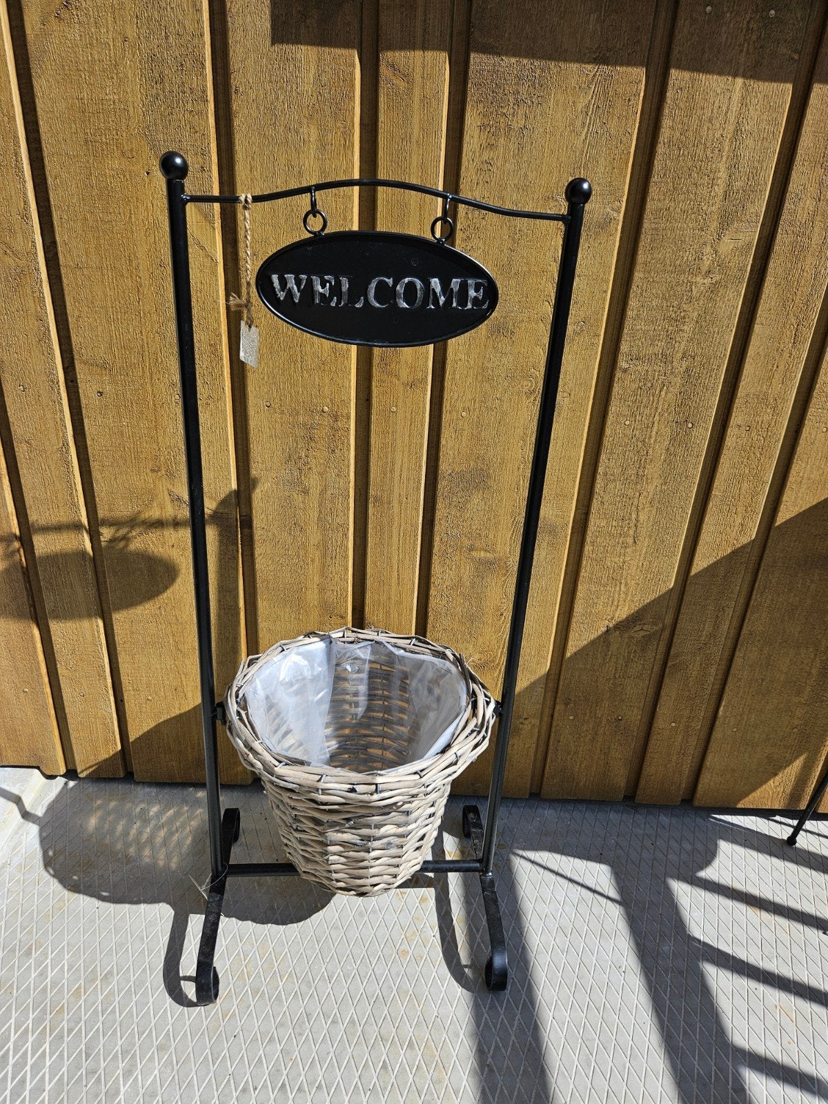 welcome plantenmand met standaard, Ophalen, Minder dan 60 cm, Rond, Nieuw