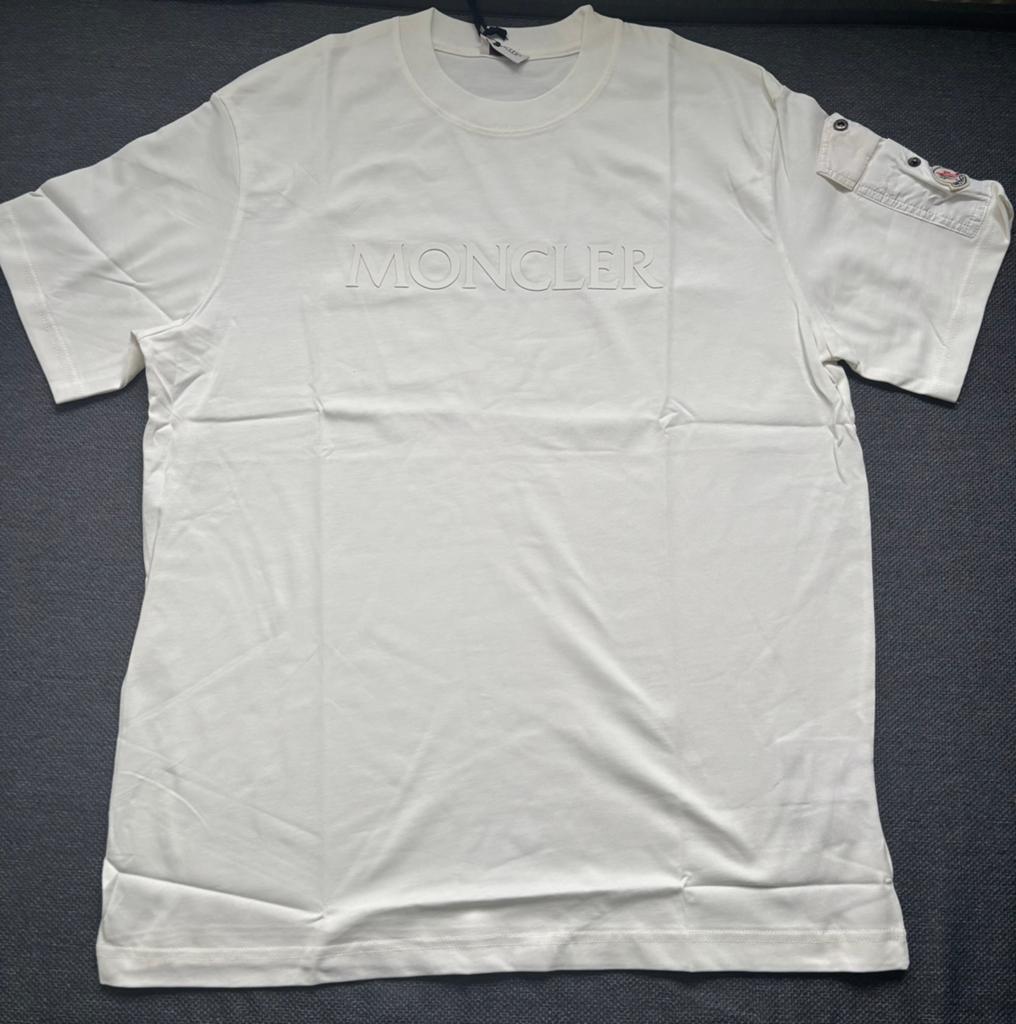Moncler t-shirt maat L, Kleding | Heren, Ophalen of Verzenden, Nieuw, Maat 52/54 (L), Wit