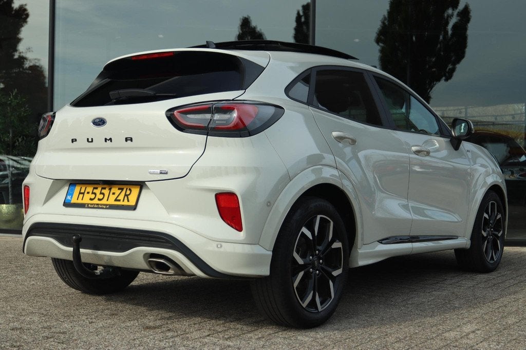 FORD PUMA 1.0 ECOBOOST HYBRID ST-LINE X | PANO | TREKHAAK |, Auto's, Ford, Voorwielaandrijving, Euro 6, Leder en Stof, Origineel Nederlands