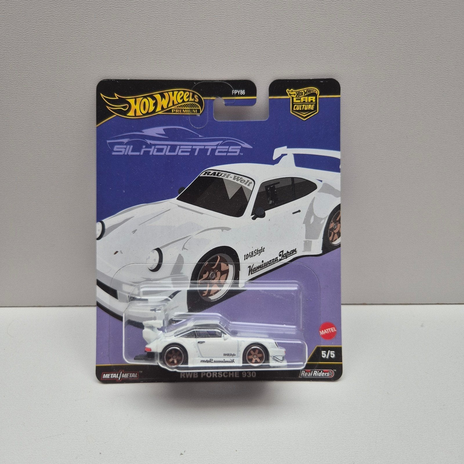 Hot Wheels RWB Porsche 930 Silhouettes 5/5 Zeldzaam, Mattel Inc., 636 Girard Avenue, East Aurora, NY 14052, USA, Auto, Nieuw, Ophalen of Verzenden