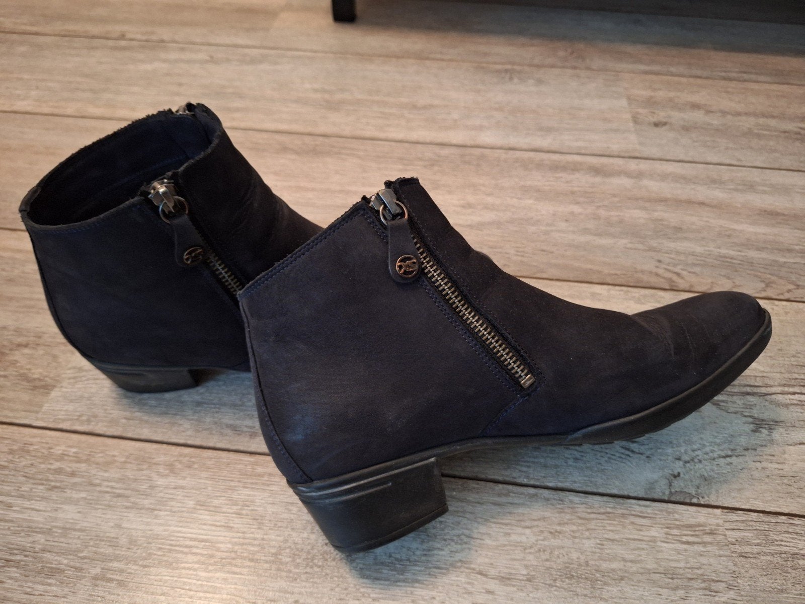 Blauwe Laarzen - Hartjes 5,5, Ophalen of Verzenden, Gedragen, Blauw