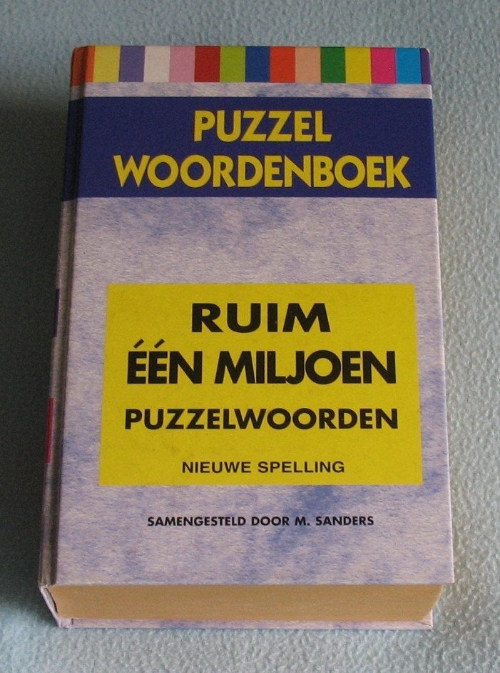 Oud puzzelwoordenboek, Ophalen of Verzenden, Minder dan 500 stukjes, Gebruikt, Puzzelboek