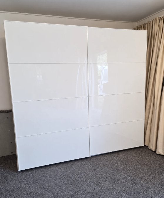 Kledingkast ikea pax 250x236cm. Leveren en monteren mgl., Huis en Inrichting, 200 cm of meer, Ikea, Www.KasparWinkel.nl, Met klep(pen)