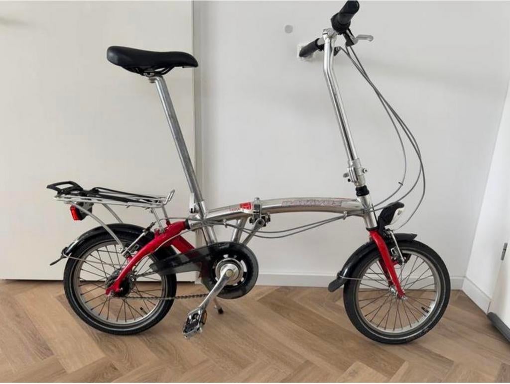 Nette Batavus Nice Versa vouwfiets 16 inch  4 versnellingen, Gebruikt, Velgrem, 16 tot 18 inch, Versnellingen