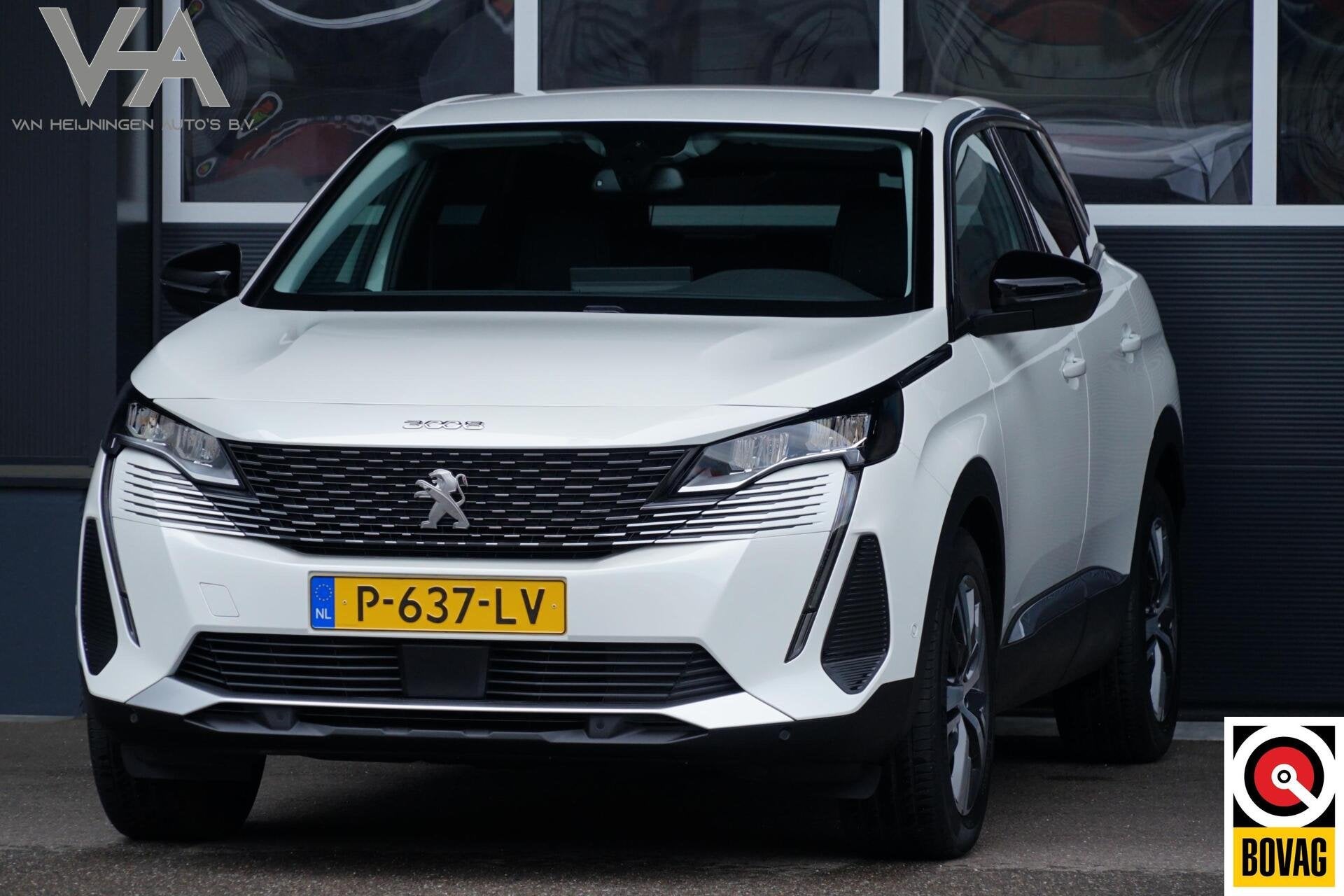 Peugeot 3008 1.2 PureTech Allure Pack Business NL, nw dis. c, Auto's, Voorwielaandrijving, Gebruikt, 1199 cc, Leder en Stof