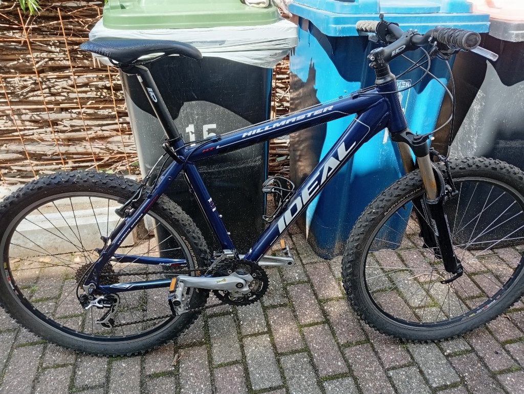 mountainbike Ideal Hillmaster 46 cm heren of dames, Gebruikt, Hardtail, Velgrem, 45 tot 49 cm
