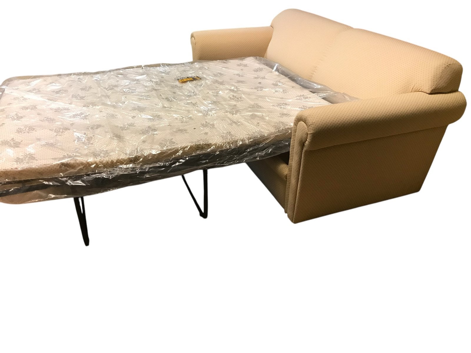 Engelse stijl Sofa-Bedbank 180 cm. Lichte kleur stof.Nieuw, Huis en Inrichting, Banken | Sofa's en Chaises Longues, Ophalen, 150 tot 200 cm