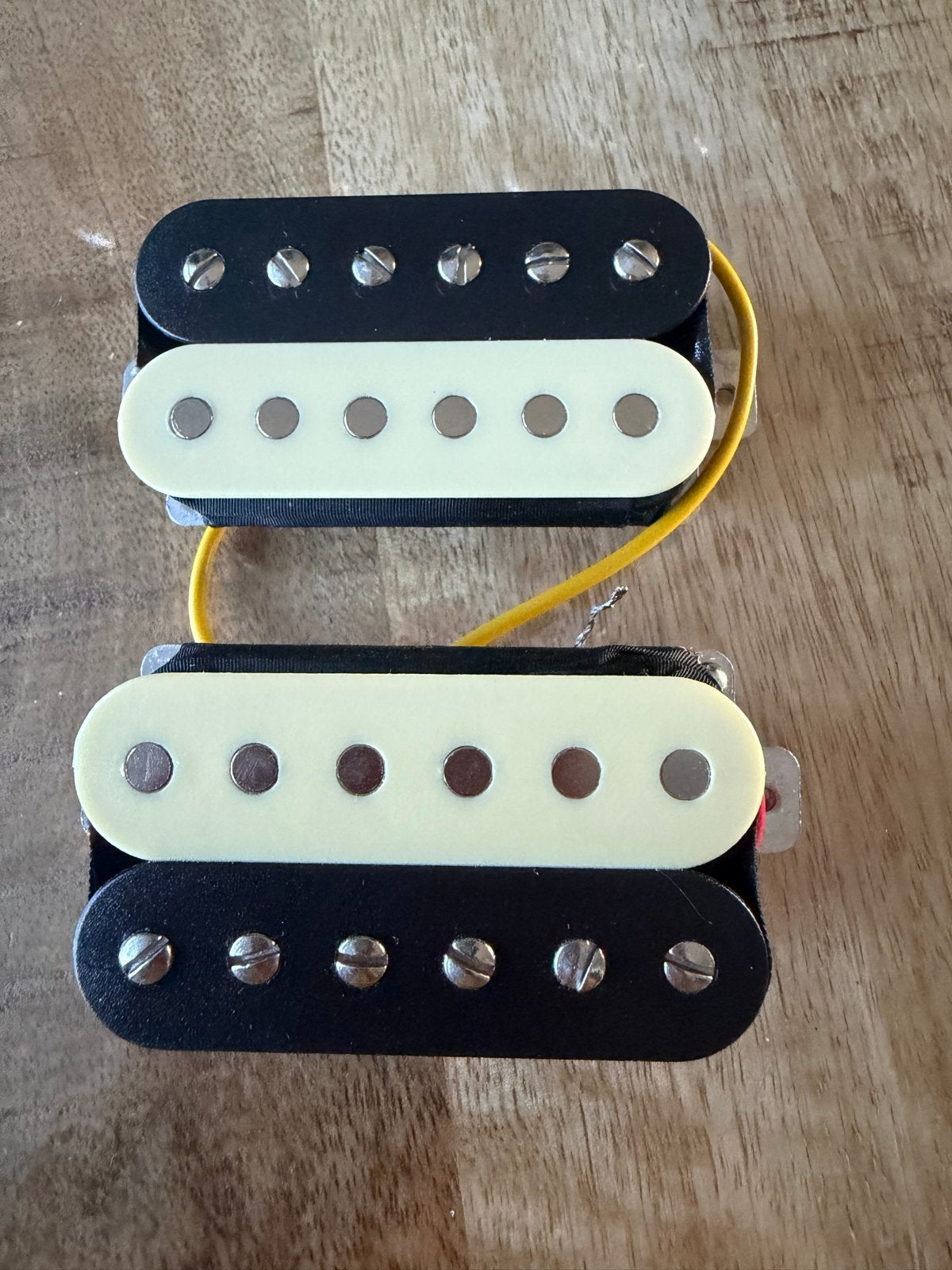 Set van 2 Zebra Humbucker Pickups - Zwart/Crème, Ophalen of Verzenden, Gebruikt
