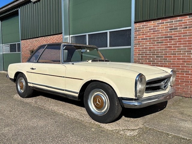 Mercedes 230 SL Pagode 1966 FULL MATCHING EURO W113, Cabriolet, Wit, Mercedes-Benz, Handgeschakeld