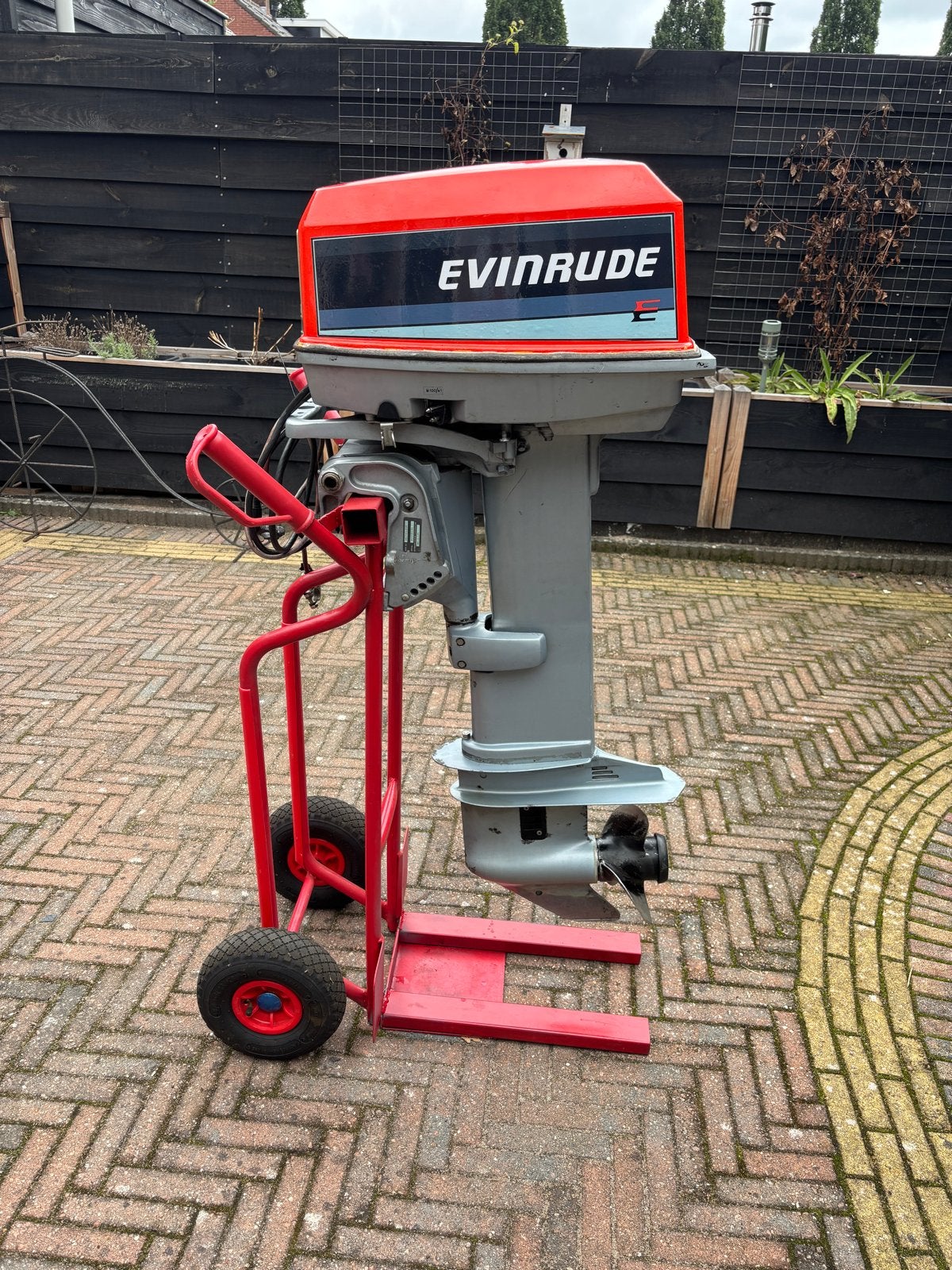 Evinrude 25pk 2-takt afstandsbediening en elektrische start, Watersport en Boten, Ophalen, 10 tot 30 pk, Gebruikt, Met afstandsbediening