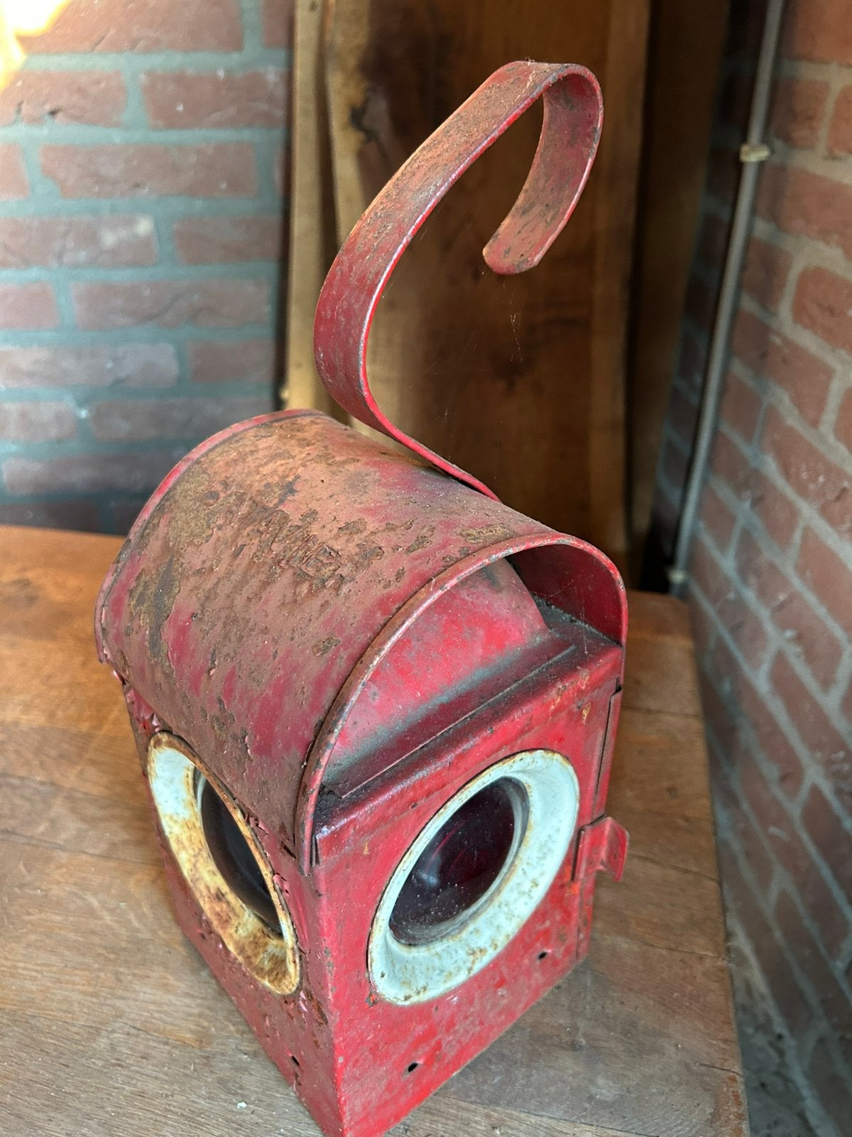 Oude Spoorweg seinlamp, Ophalen of Verzenden