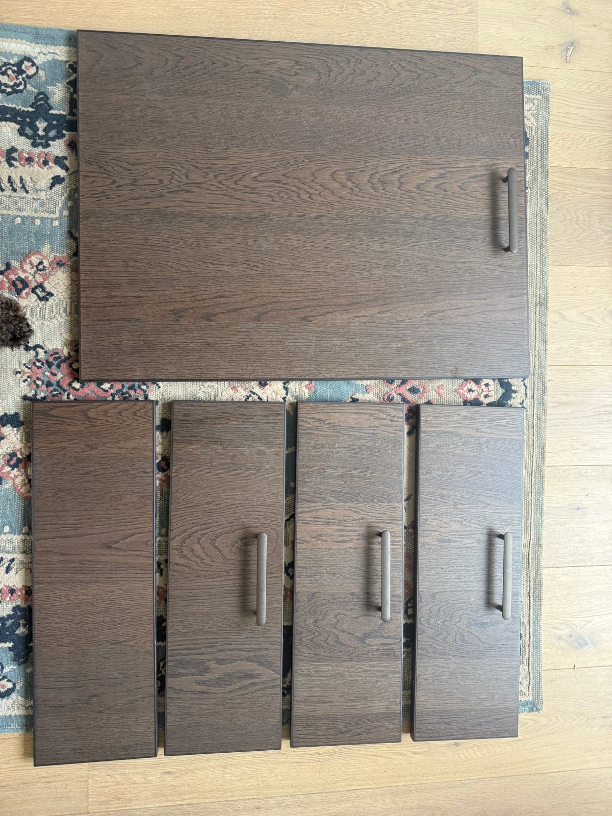 IKEA Sinarp Keukenfronten Donkerbruin Hout, Gebruikt, Hout, IKEA, Ophalen of Verzenden