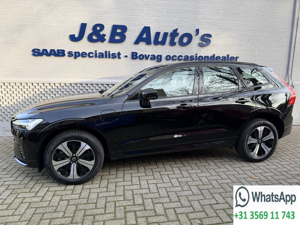 Volvo XC60 2.0 Recharge T6 AWD R-Design Facelift Luchtvering, Auto's, Volvo, Automaat, Gebruikt, 1969 cc, Zwart