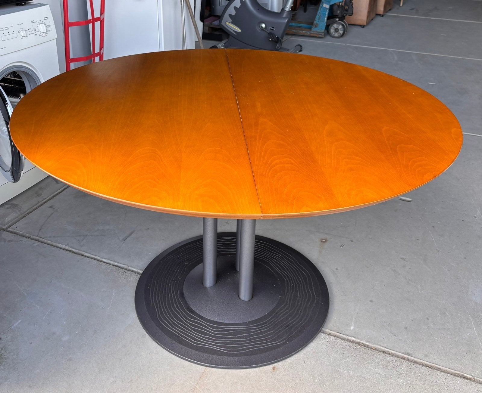 Leolux design eethoek tafel 4 stoelen, Ophalen, Gebruikt, Design Leolux, 4 tot 6 stoelen