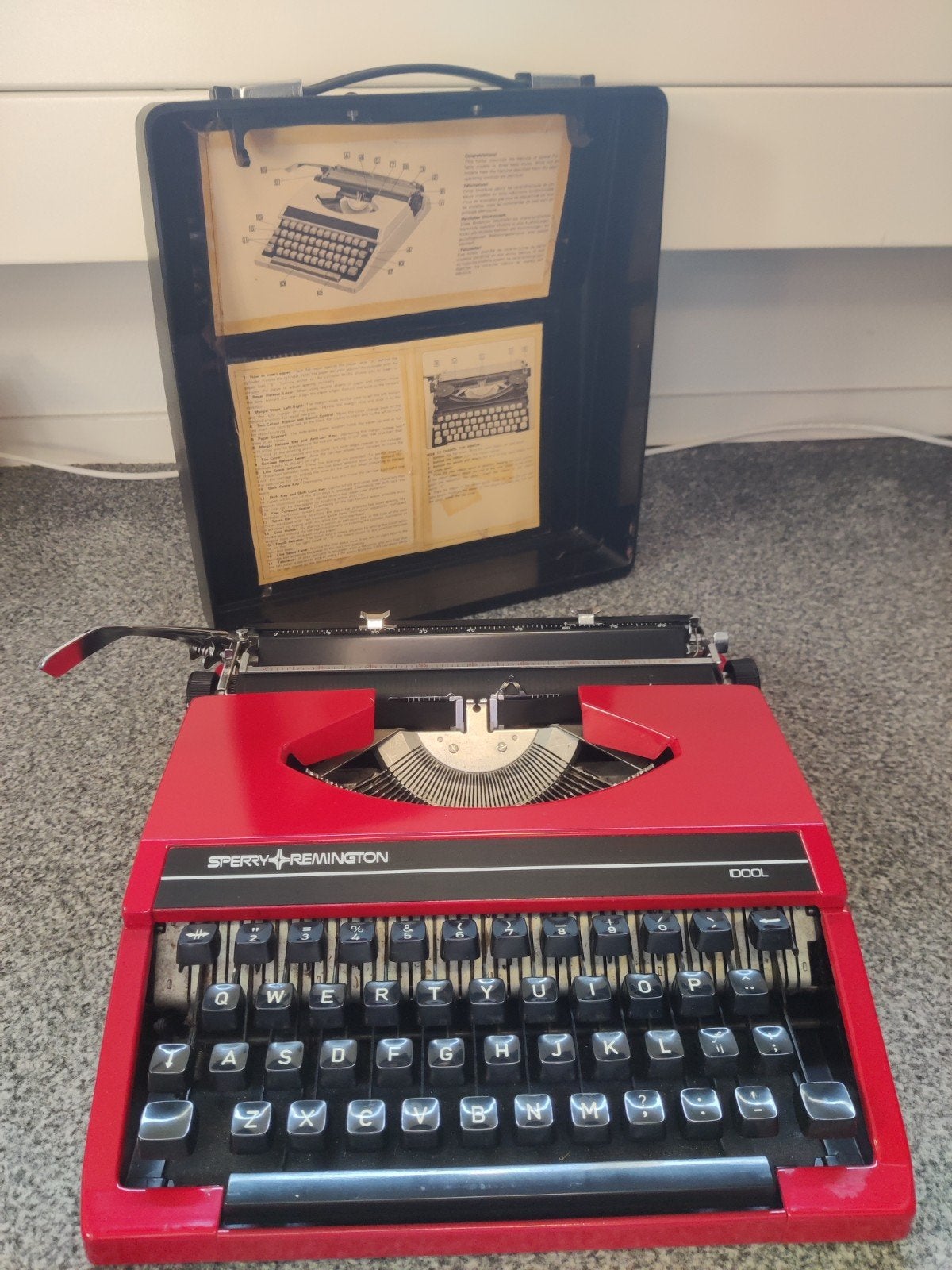 Sperry Remington Idool - Rood, Diversen, Typemachines, Ophalen of Verzenden, Gebruikt