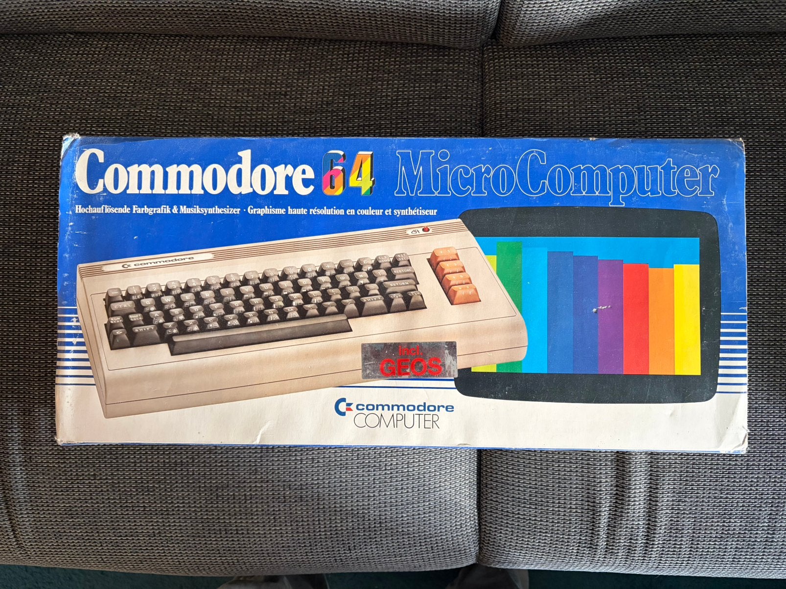 Conmodore 64 en controller floppys en Disk Drive 1571, Ophalen of Verzenden, Zo goed als nieuw