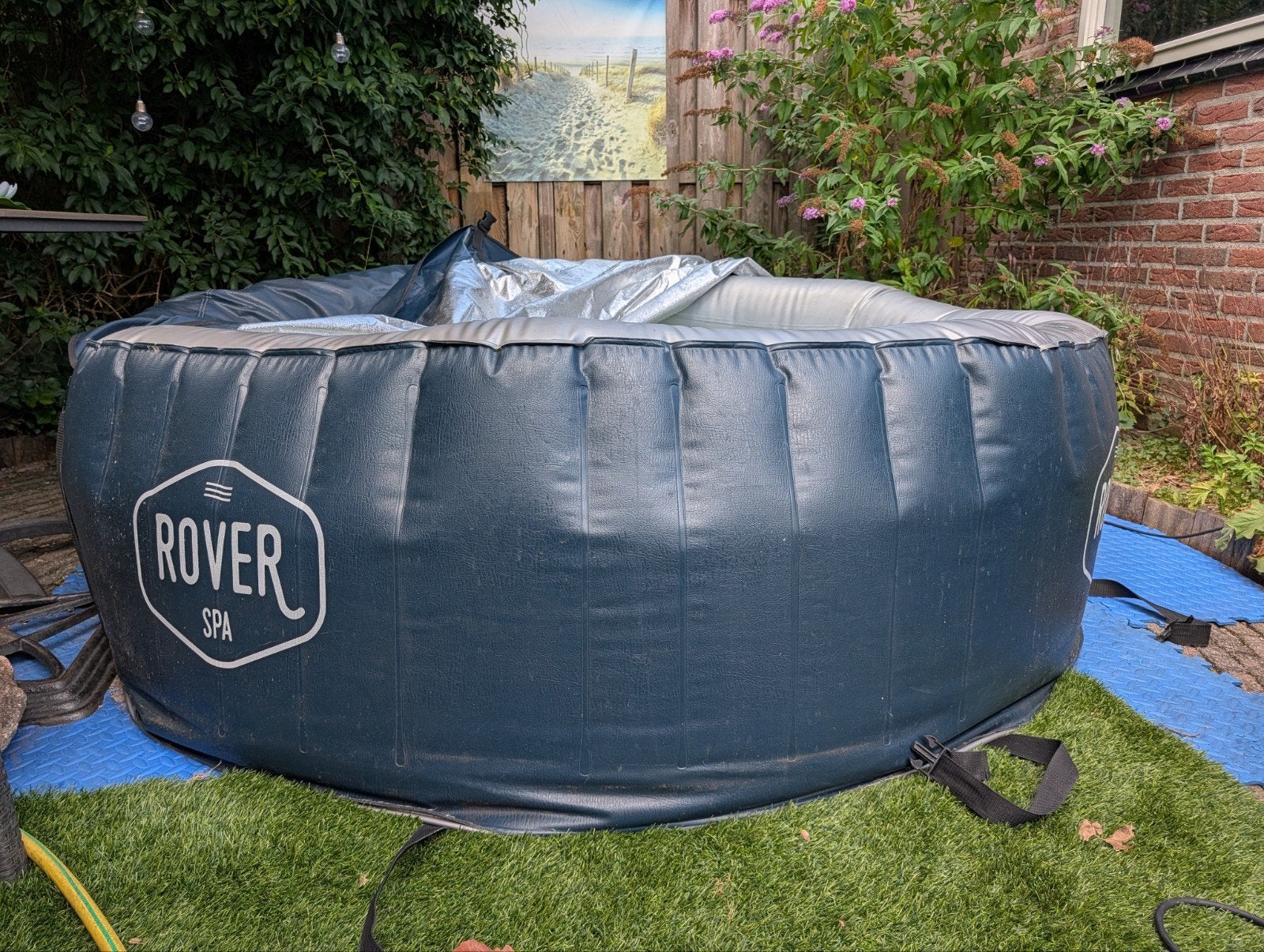 Rover Net Spa bubbelbad., Ophalen, Gebruikt, Afdekzeil