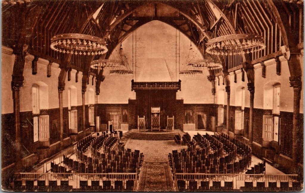 Den Haag 's-Gravenhage 11 antieke ansichtkaarten Ridderzaal, Verzenden, 1920 tot 1940, Gelopen, Zuid-Holland