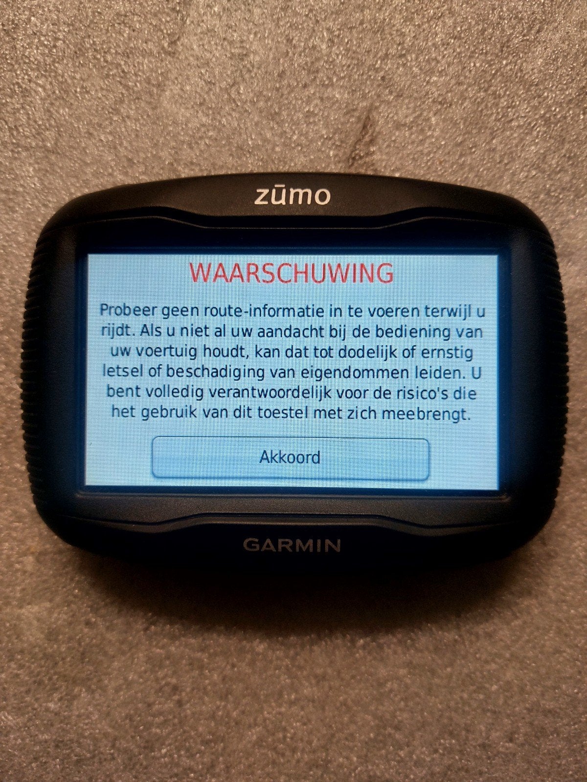 Garmin zumo 390LM met accessoires (geen stuurcradle), Motoren, Ophalen of Verzenden, Gebruikt