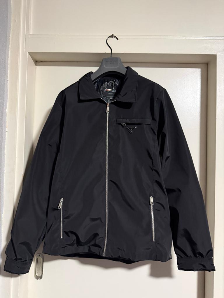 Prada fleece jack - Zwart, Ophalen of Verzenden, Zo goed als nieuw, Maat 48/50 (M), Zwart