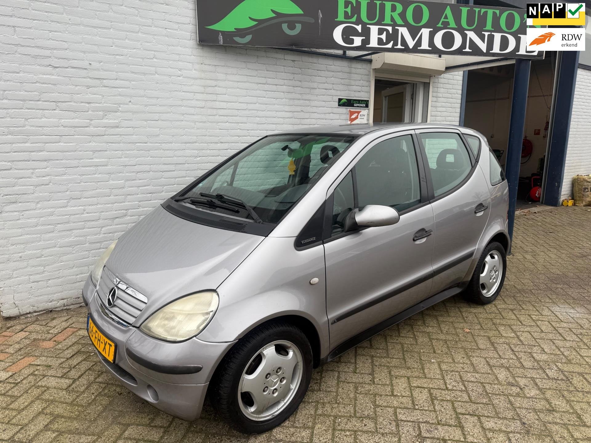 Mercedes-Benz A-klasse 160 Elegance AUTOMAAT AIRCO ELECTRAPA, Auto's, 400 kg, Bedrijf, A-Klasse, MPV
